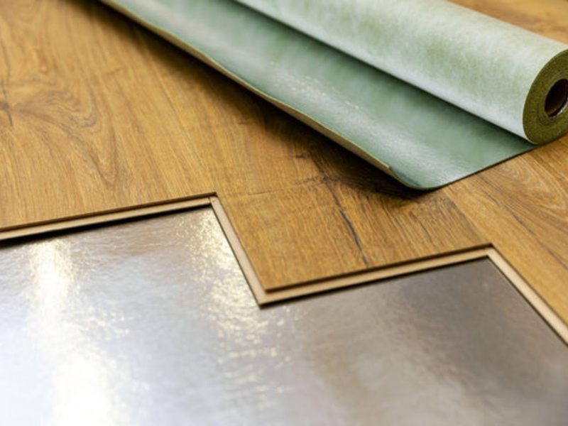 Image of underlayment for vinyl plank flooring
